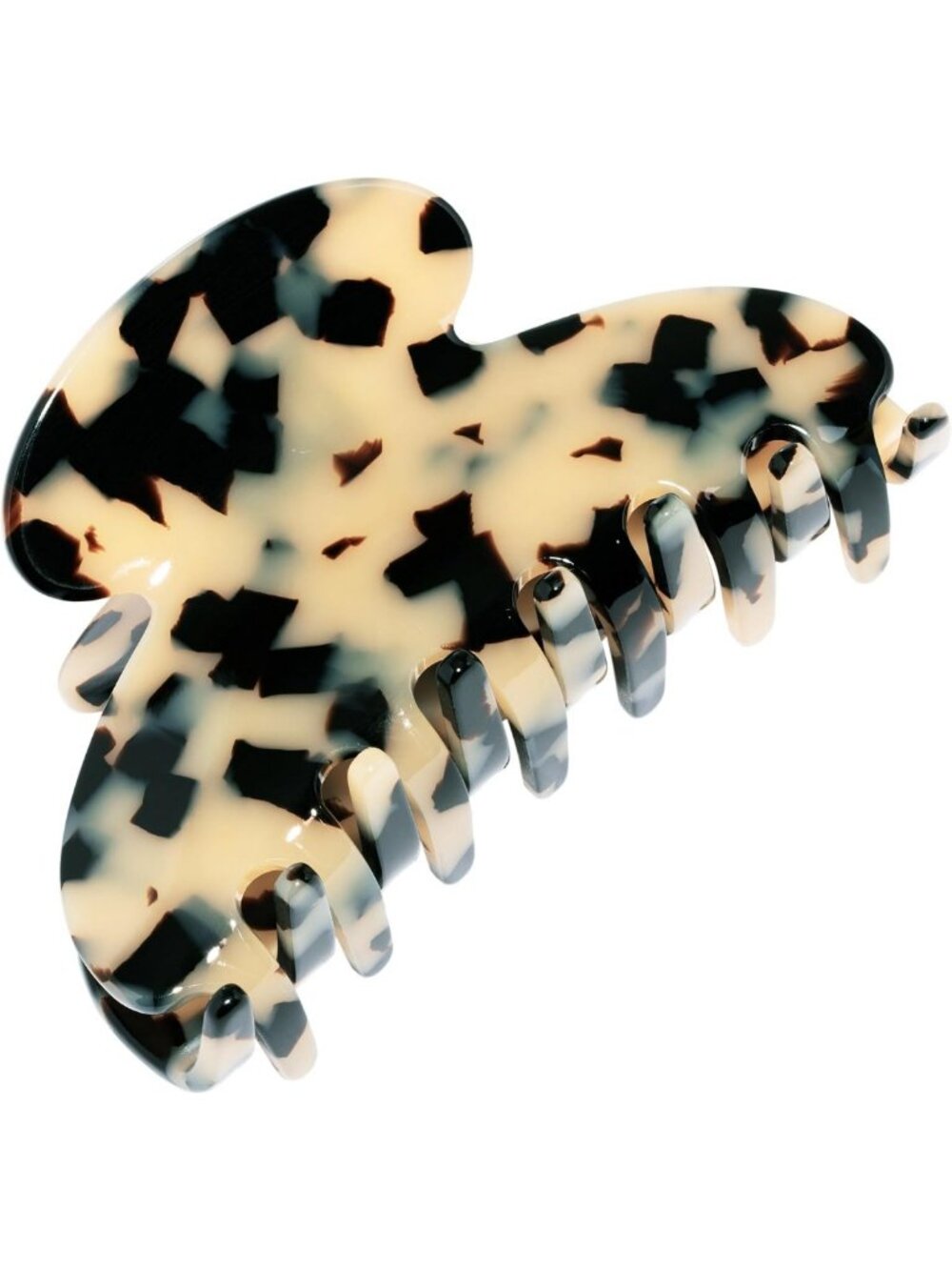 Elegant Ivory Medium Couture Claw Clip for Women - Perfect Hair Accessory